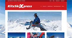Desktop Screenshot of kitzskixpress.de